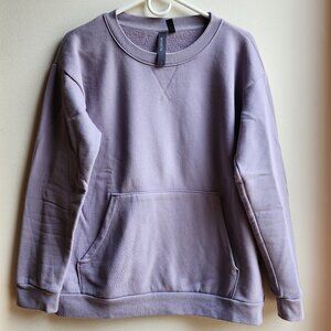 Mondetta Purple Kangaroo Pocket Sweatshirt Size Medium
